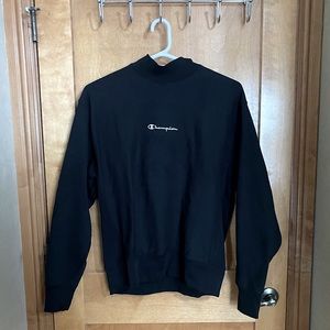 Mock neck reverse weave Champion sweatshirt